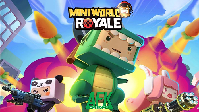 Game sinh tồn kiểu mới Mini World Royale - Trận Chiến Sắc Màu cập bến làng game Việt 0