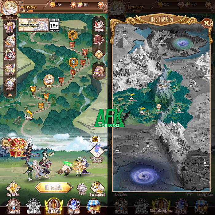 Animiya AFK - Epic Battles đưa game thủ khám phá một vùng đất thần thoại và tìm hiểu các câu chuyện bí ẩn 4